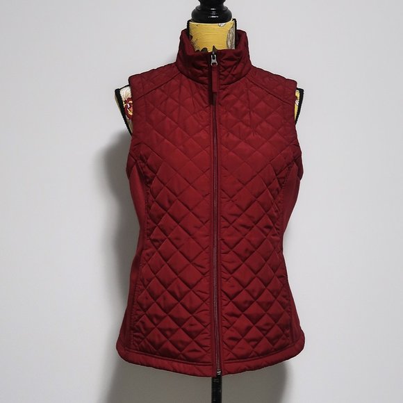 Van Heusen Quilted Zip Up Vest Medium - Picture 3 of 9